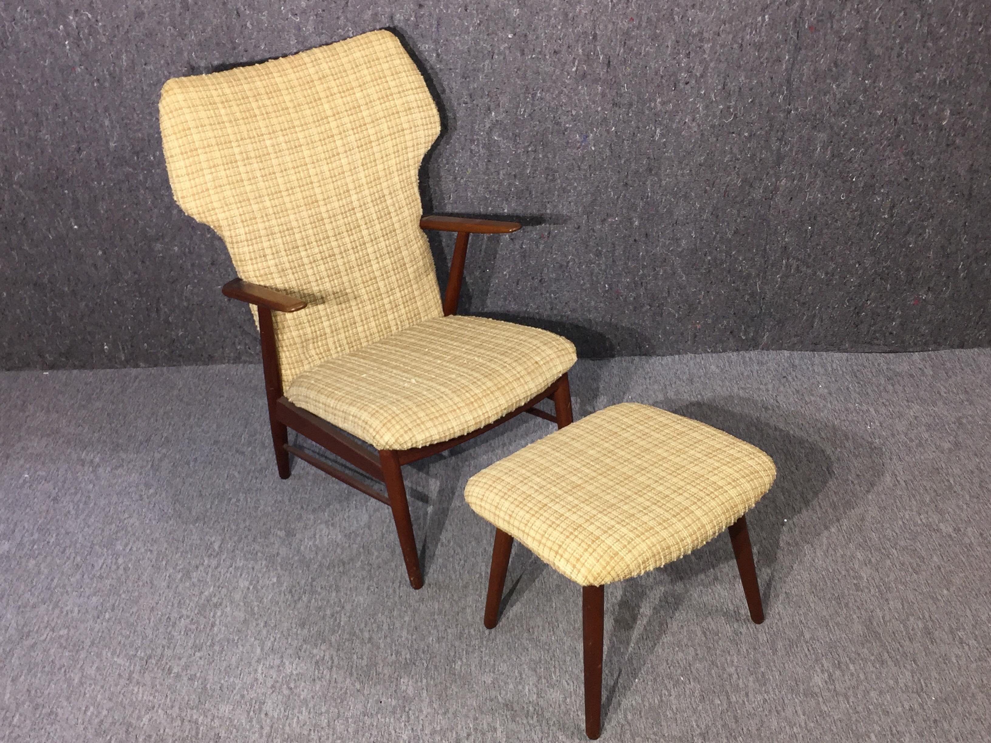 Mid-Century Modern Hans Olsen Lounge Chair Prototype, Teak Midcentury, 1960s For Sale