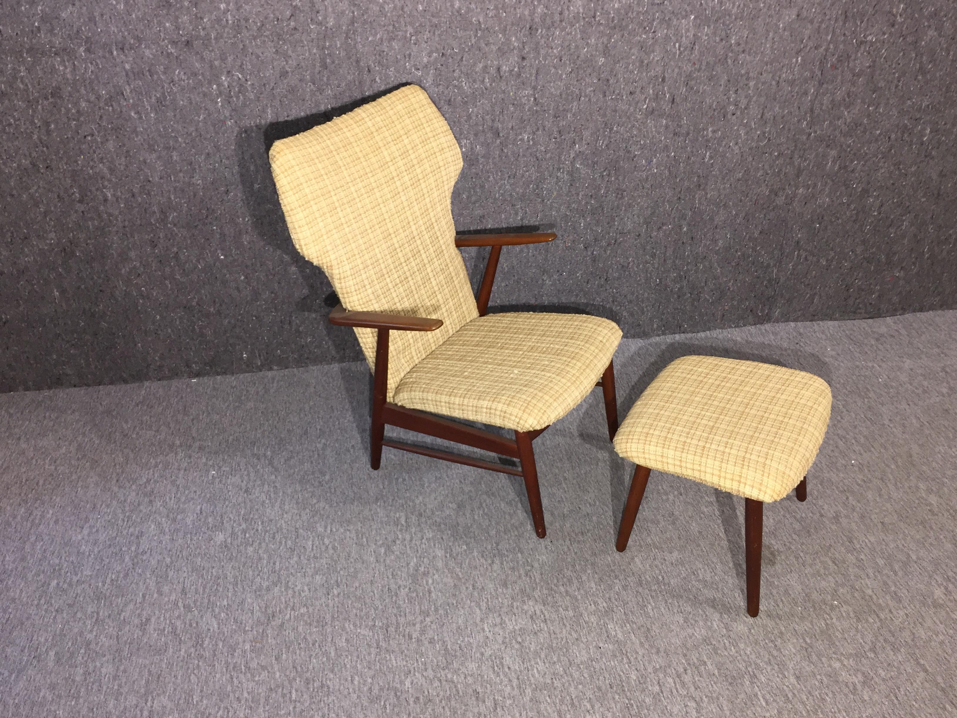 Danish Hans Olsen Lounge Chair Prototype, Teak Midcentury, 1960s For Sale