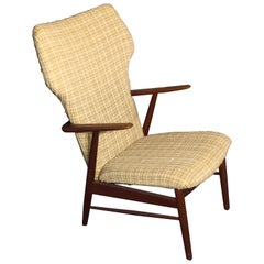 Hans Olsen Lounge Chair Prototype, Teak Midcentury, 1960s