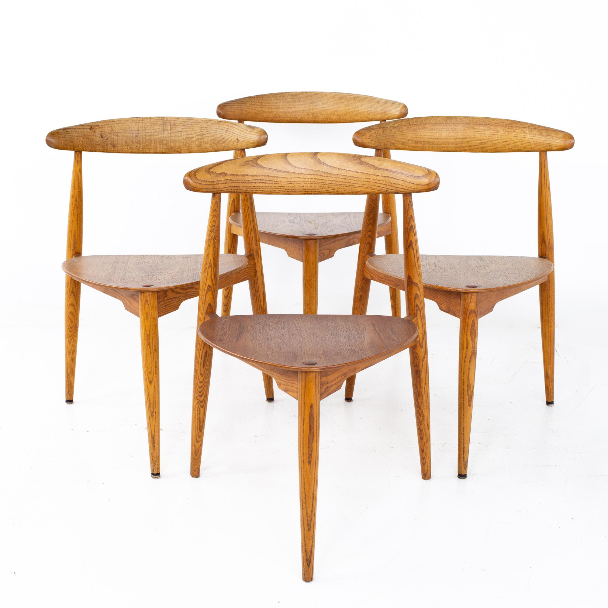 Mid-Century Modern Hans Olsen Mid Century Teak Dining Chairs, Set of 4