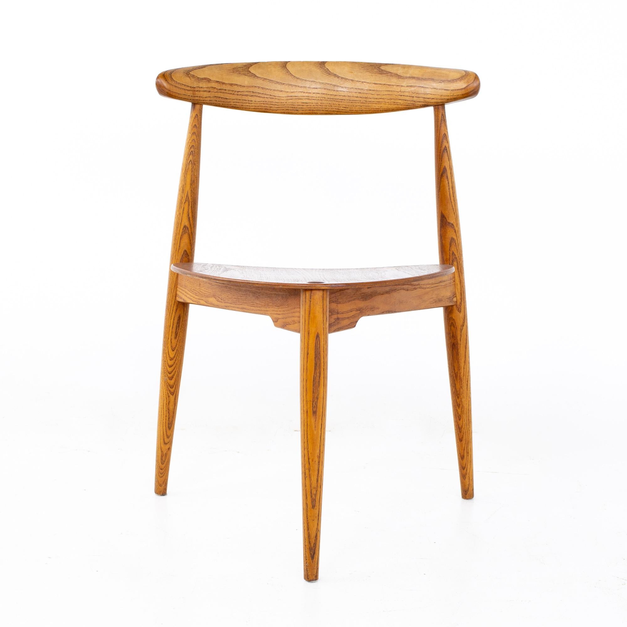 Late 20th Century Hans Olsen Mid Century Teak Dining Chairs, Set of 4
