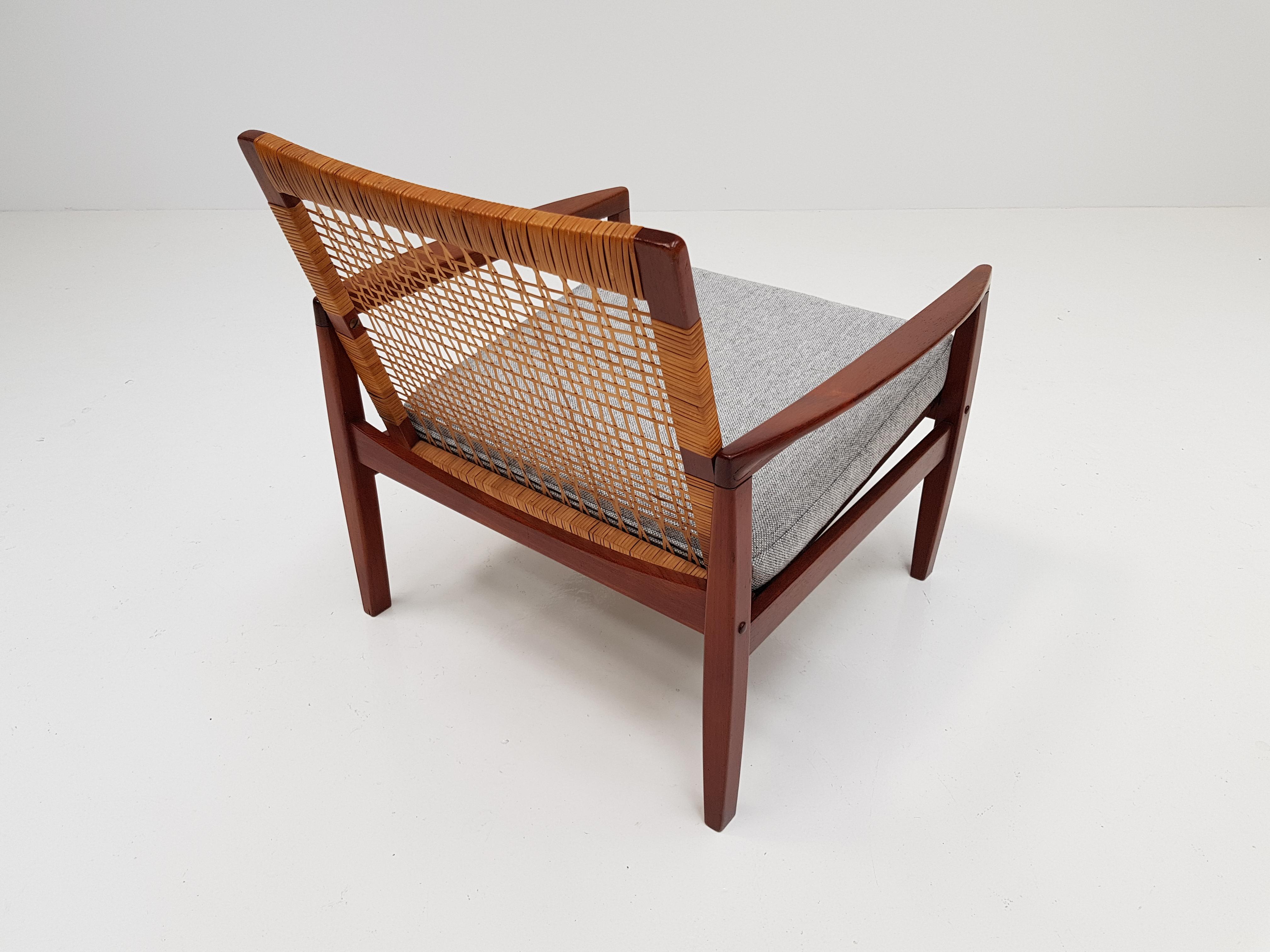 Hans Olsen Model 519 Easy Chair for Juul Kristensen, Denmark, 1950s 4