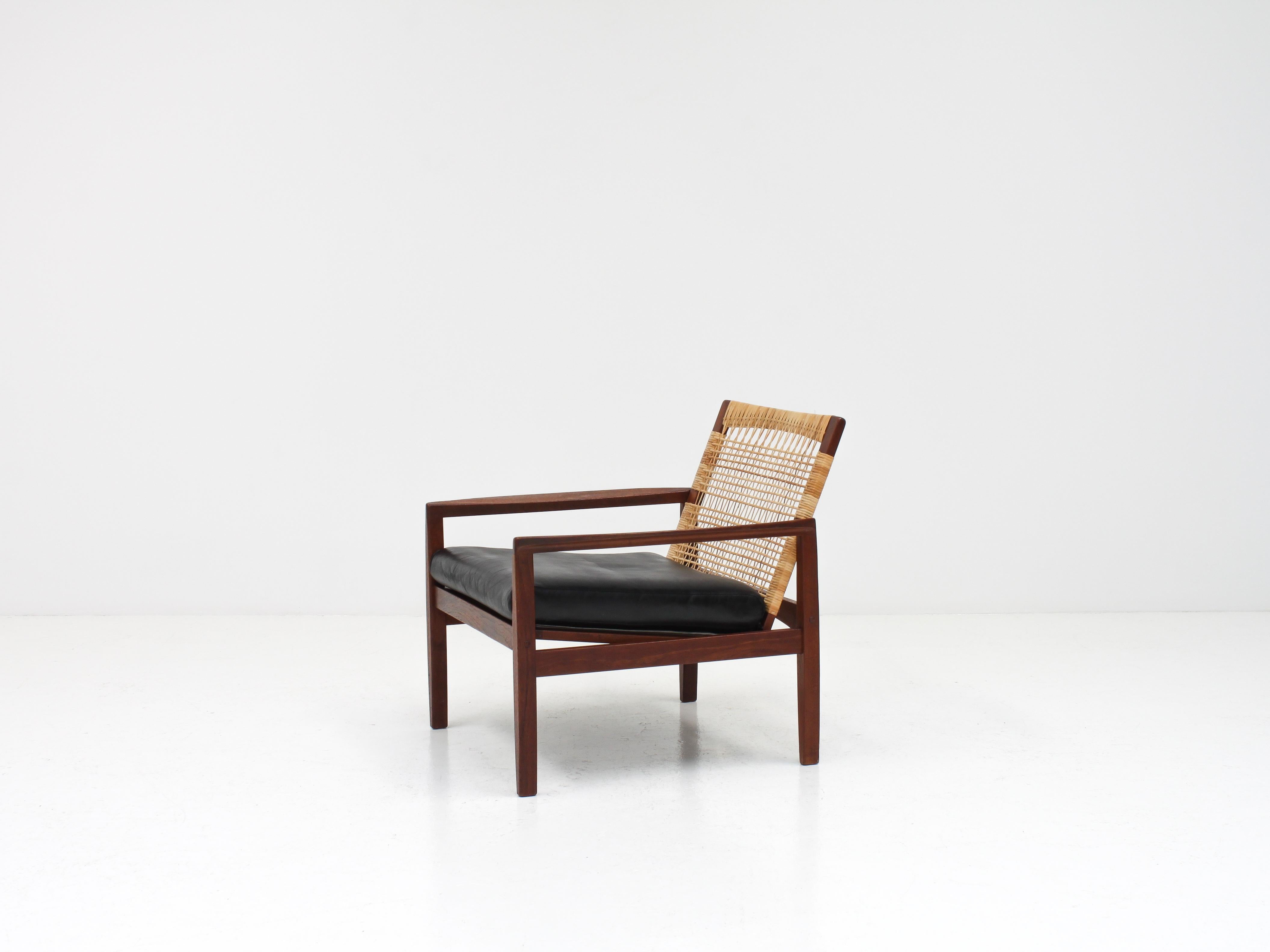 20th Century Hans Olsen Model 519 Easy Chair for Juul Kristensen, Denmark, 1950s
