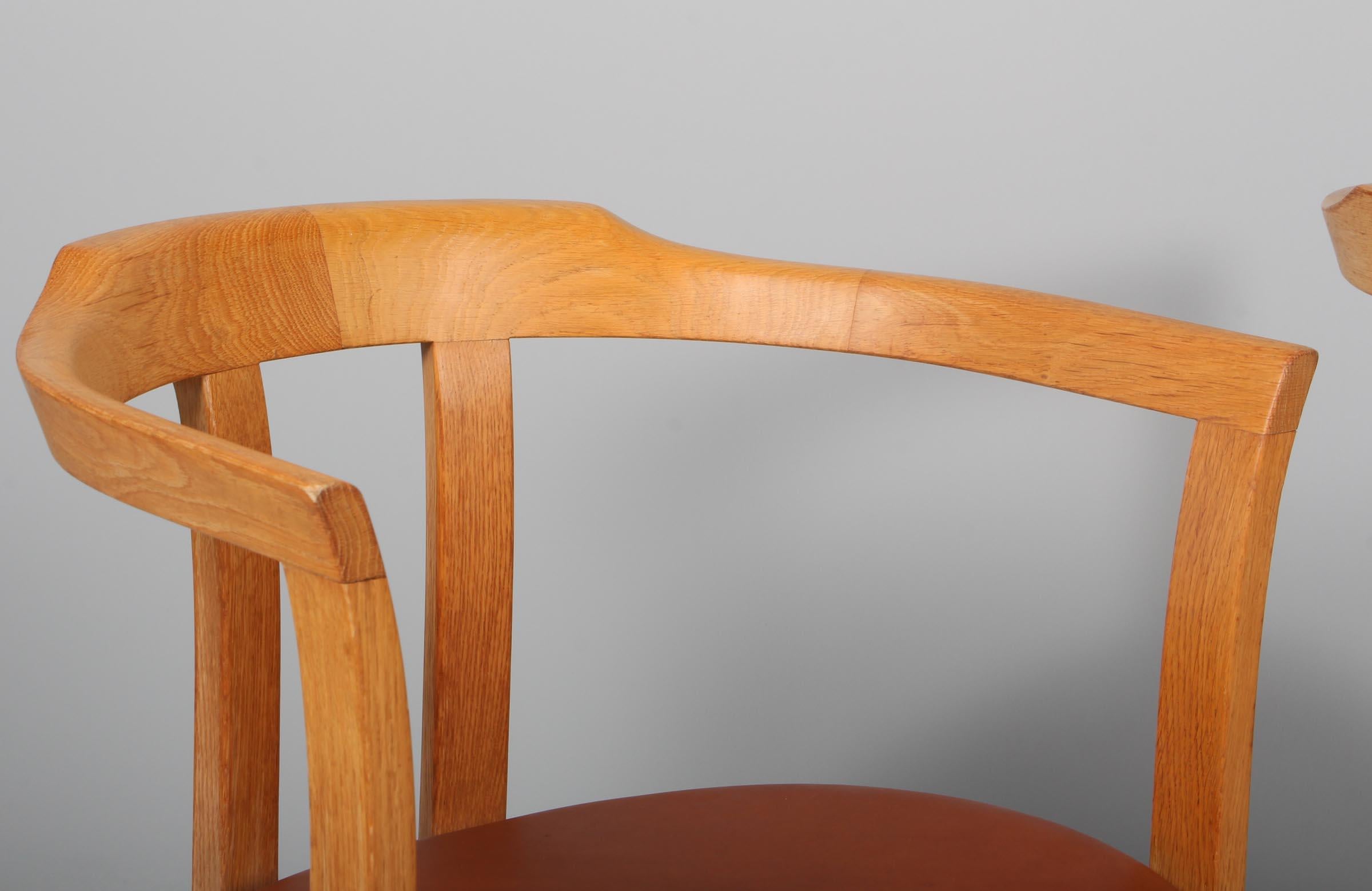 Scandinavo moderno Coppia di poltrone Hans Olsen in vendita