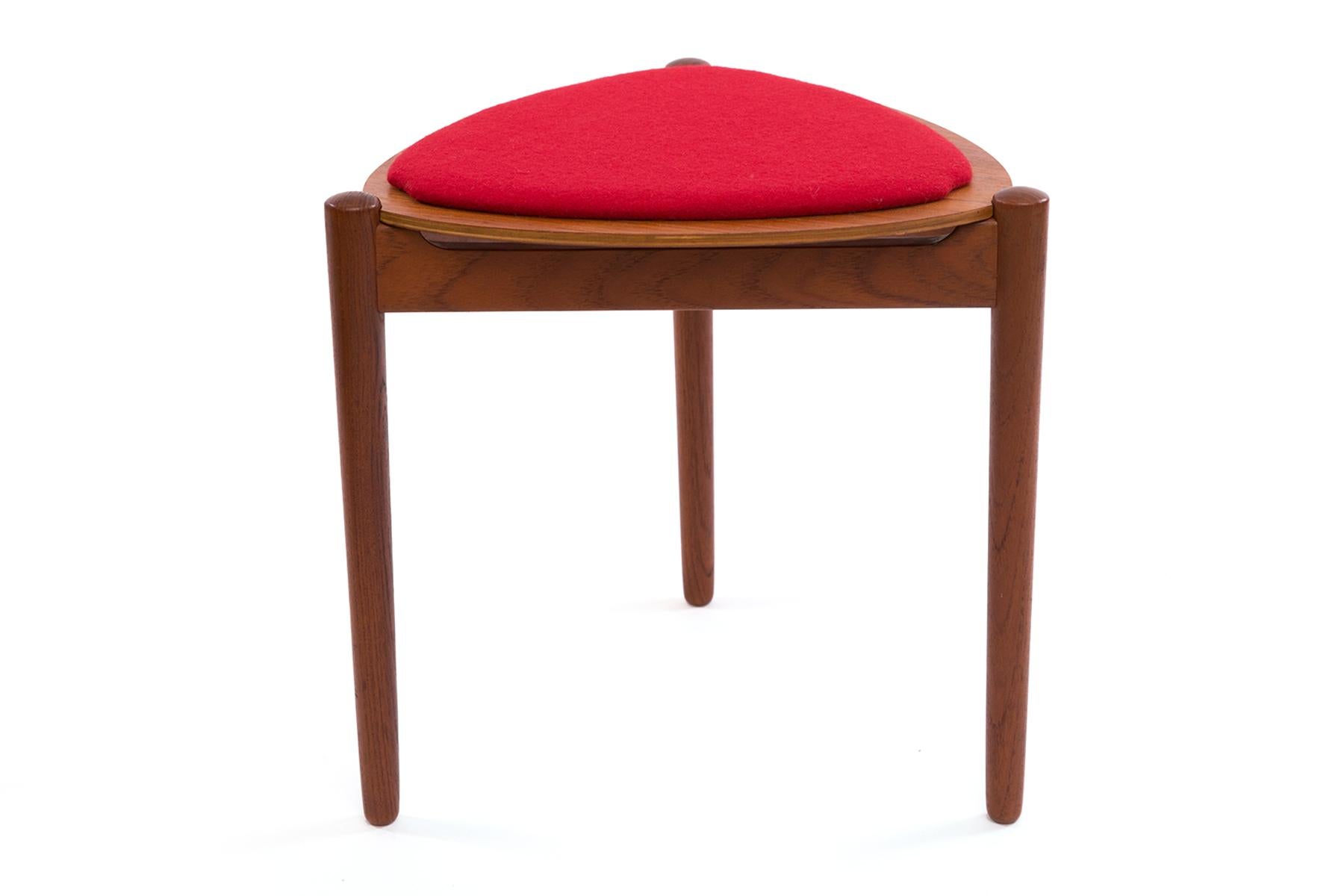 Wool Hans Olsen Reversible-Top Side Tables for Bramin