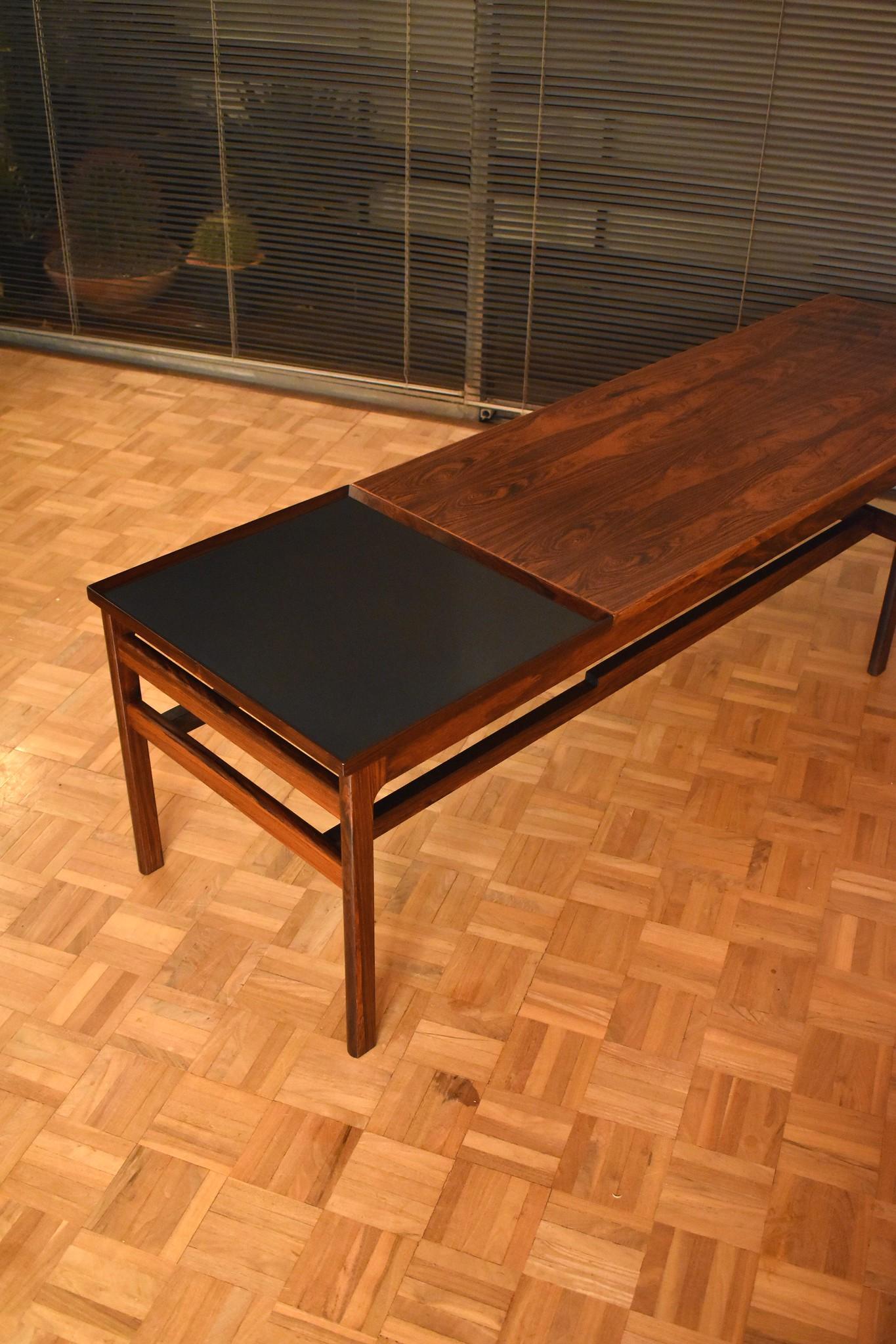 Danish Hans Olsen Rosewood Coffee Table for Buck & Kjaer