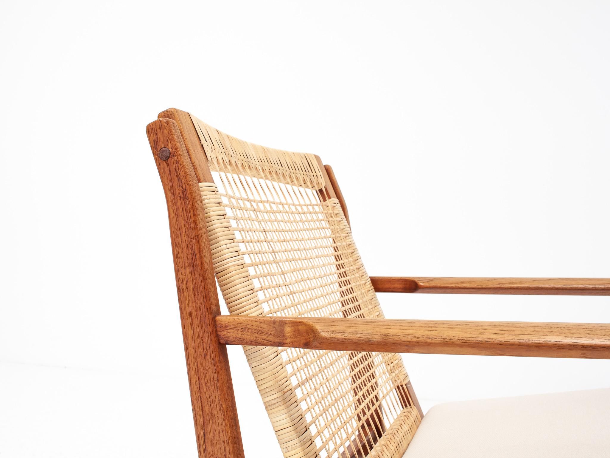 Hans Olsen Sledge Based Easy Chair for Juul Kristensen, Denmark, 1950s 9
