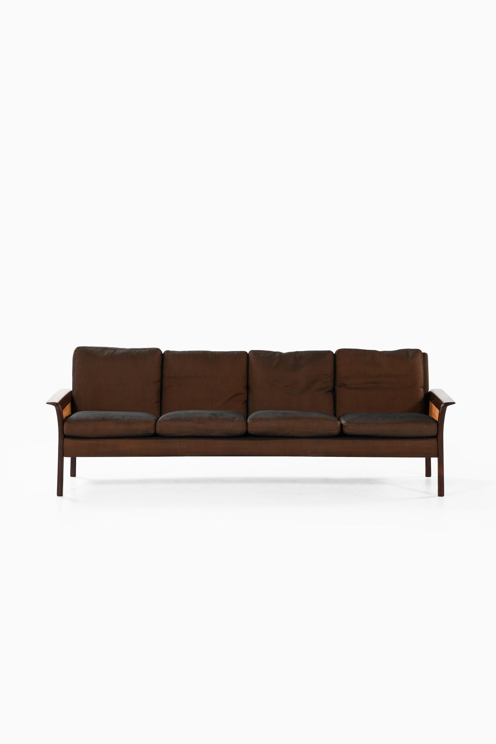 Very rare sofa model 500 designed by Hans Olsen. Produced by C/S Møbler in Denmark.