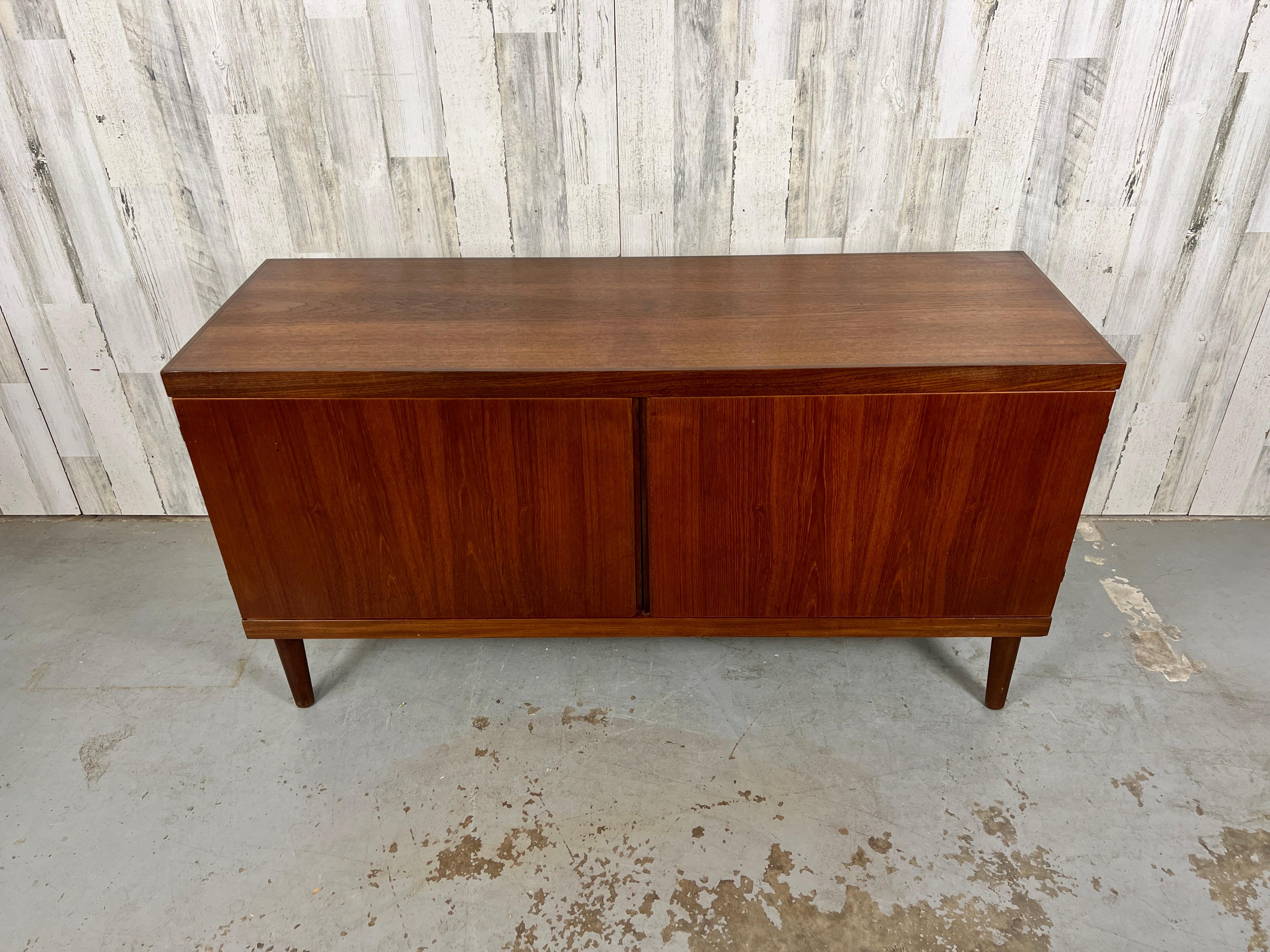 20th Century Hans Olsen Teak Credenza  For Sale