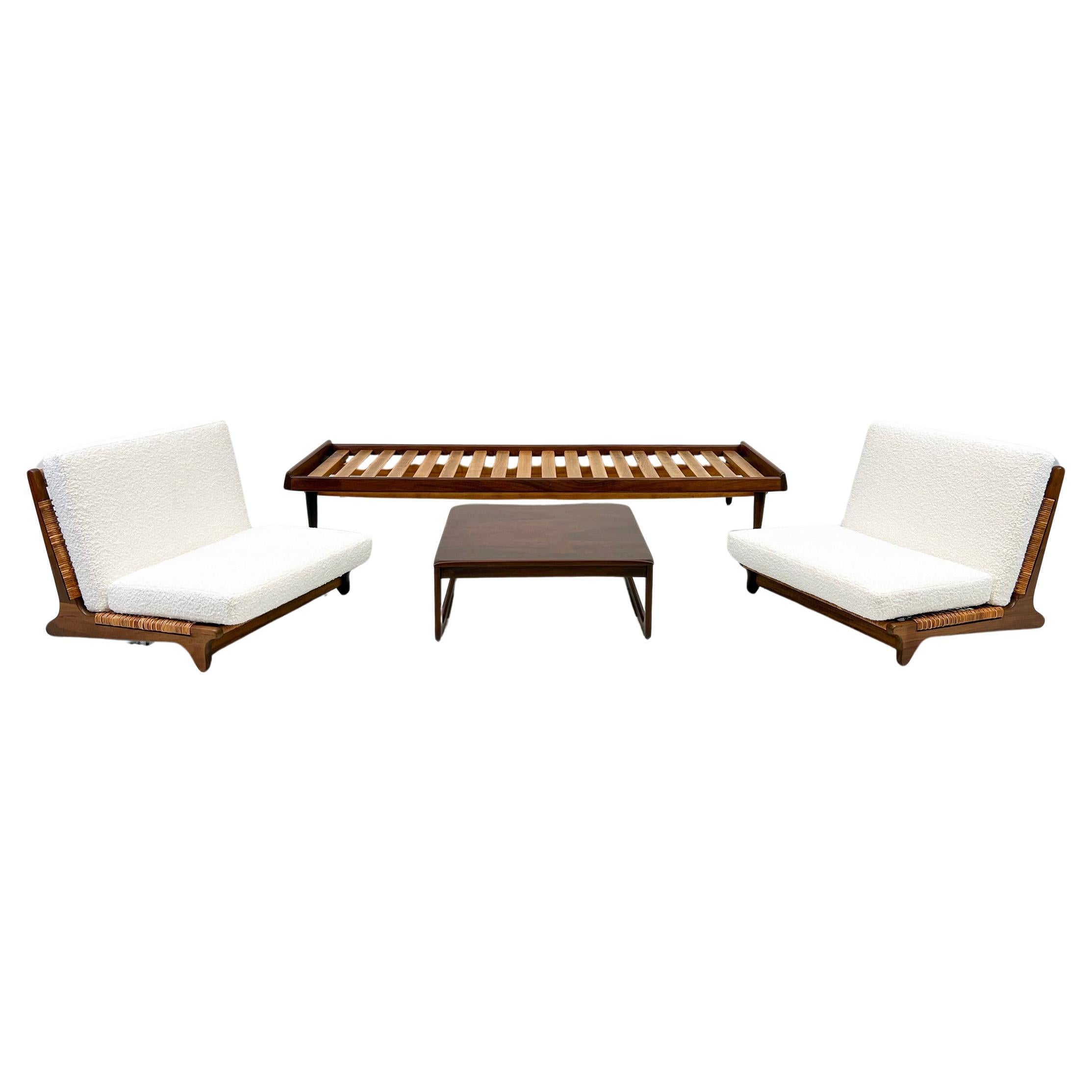 Hans Olsen Teak Modular Seating Unit for Bramin, Denmark, 1950's