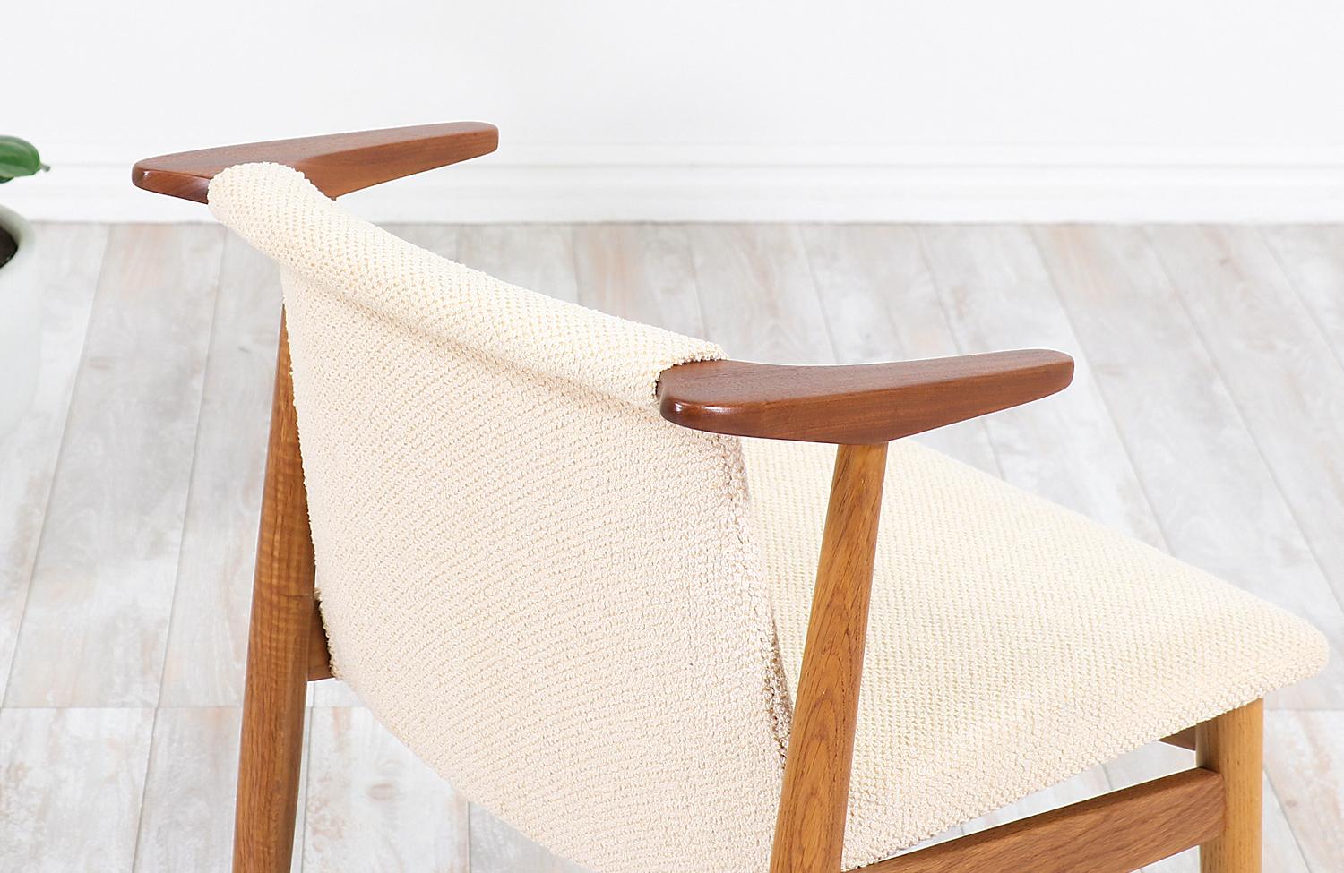Hans Olsen Teak and Oak Armchair 2
