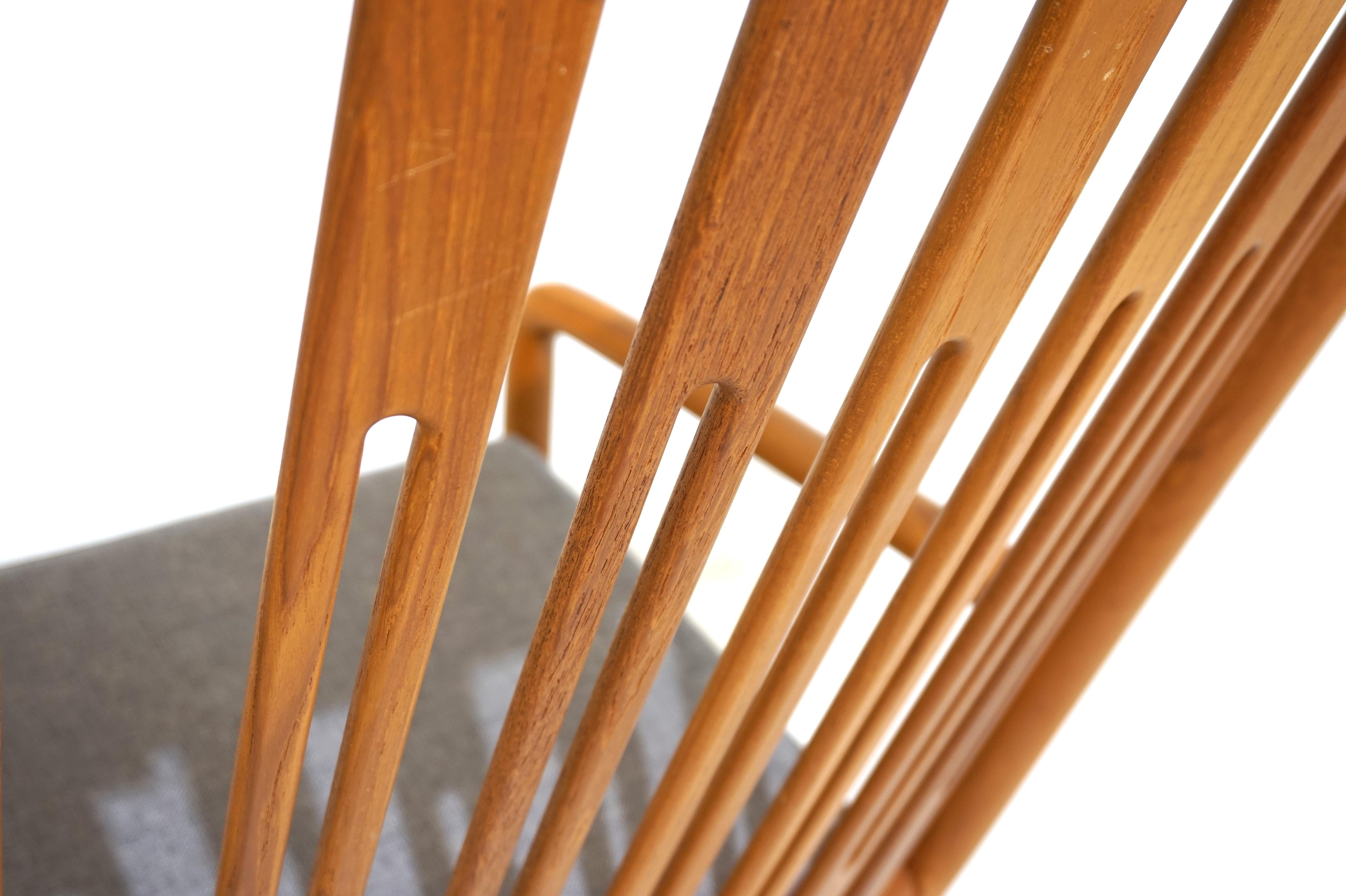 Hans Olsen teak rocking chair for Juul Kristensen 3