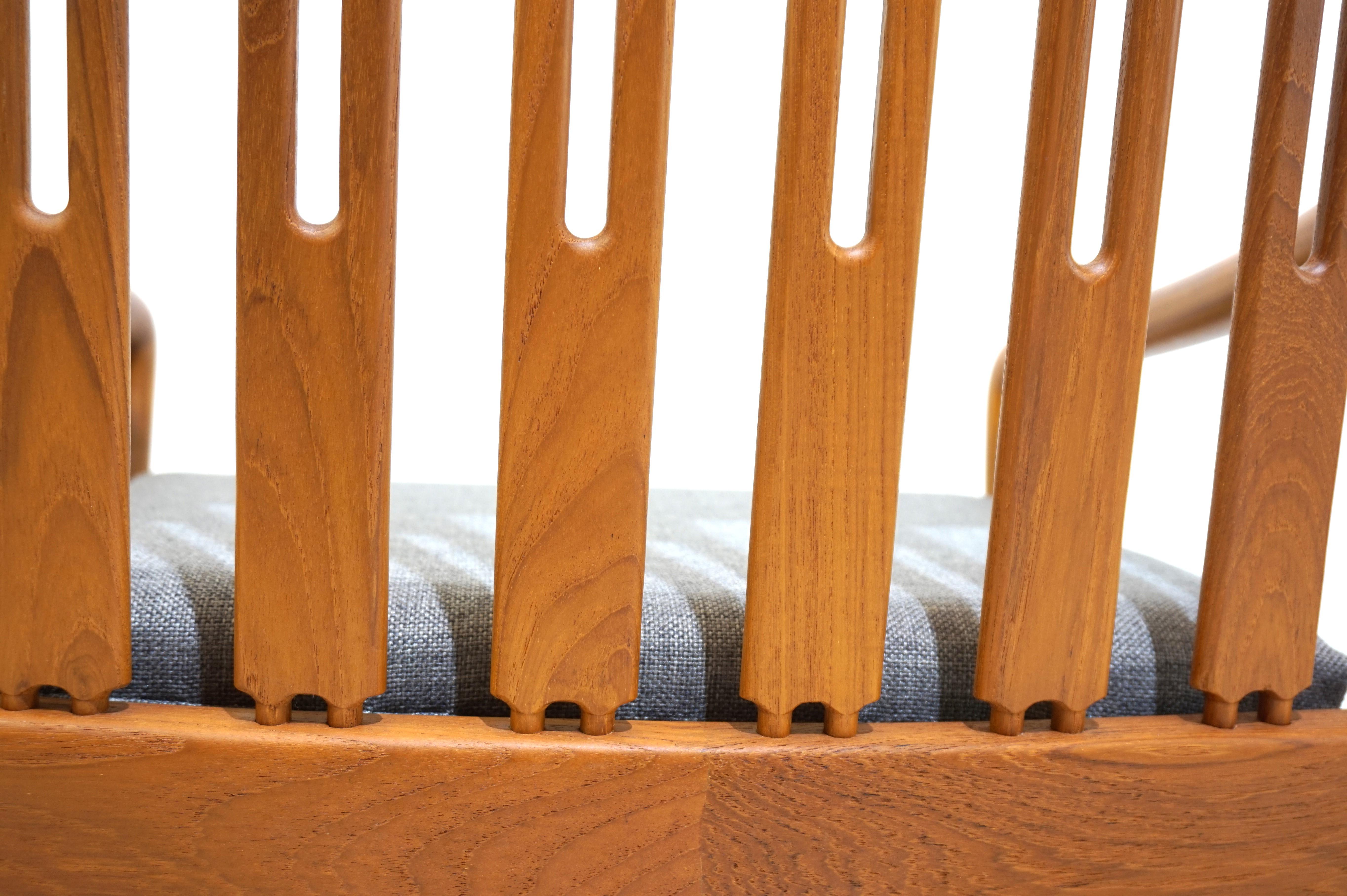 Hans Olsen teak rocking chair for Juul Kristensen 8