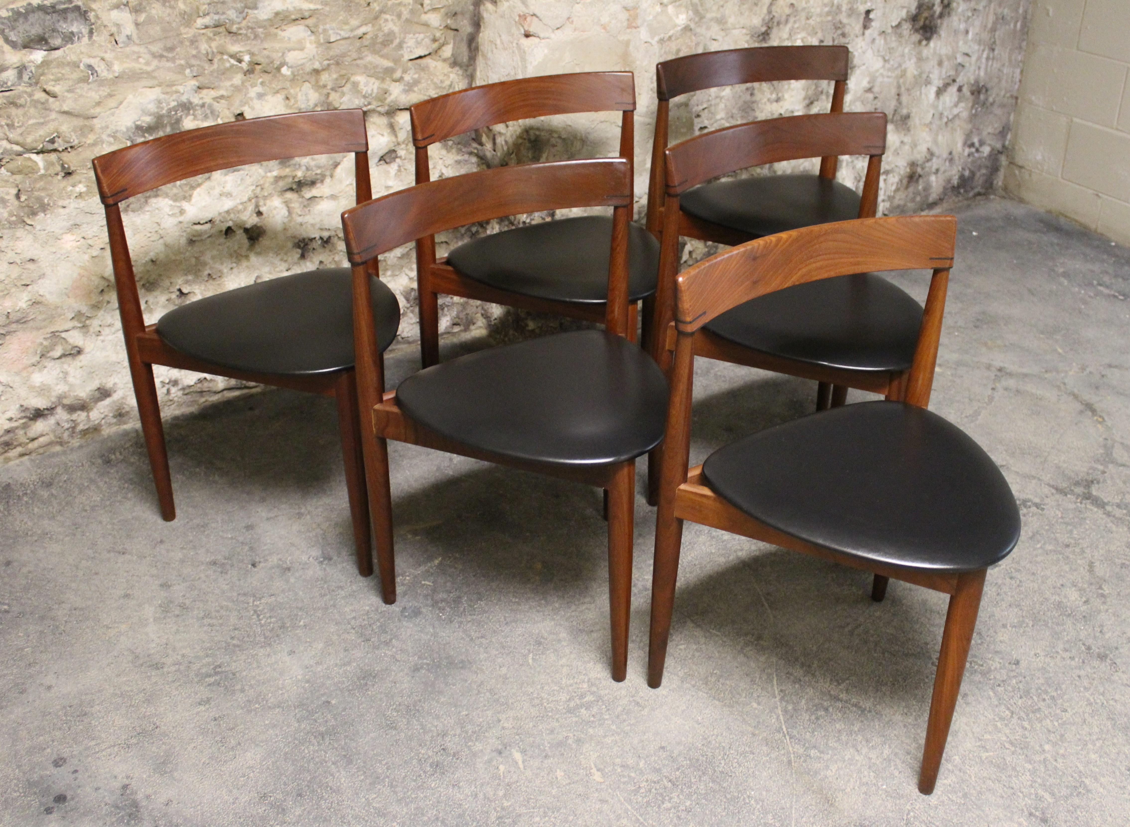Hans Olsen Teak Roundette Dining Room Set for Frem Rojle, Mid-Century Modern 9