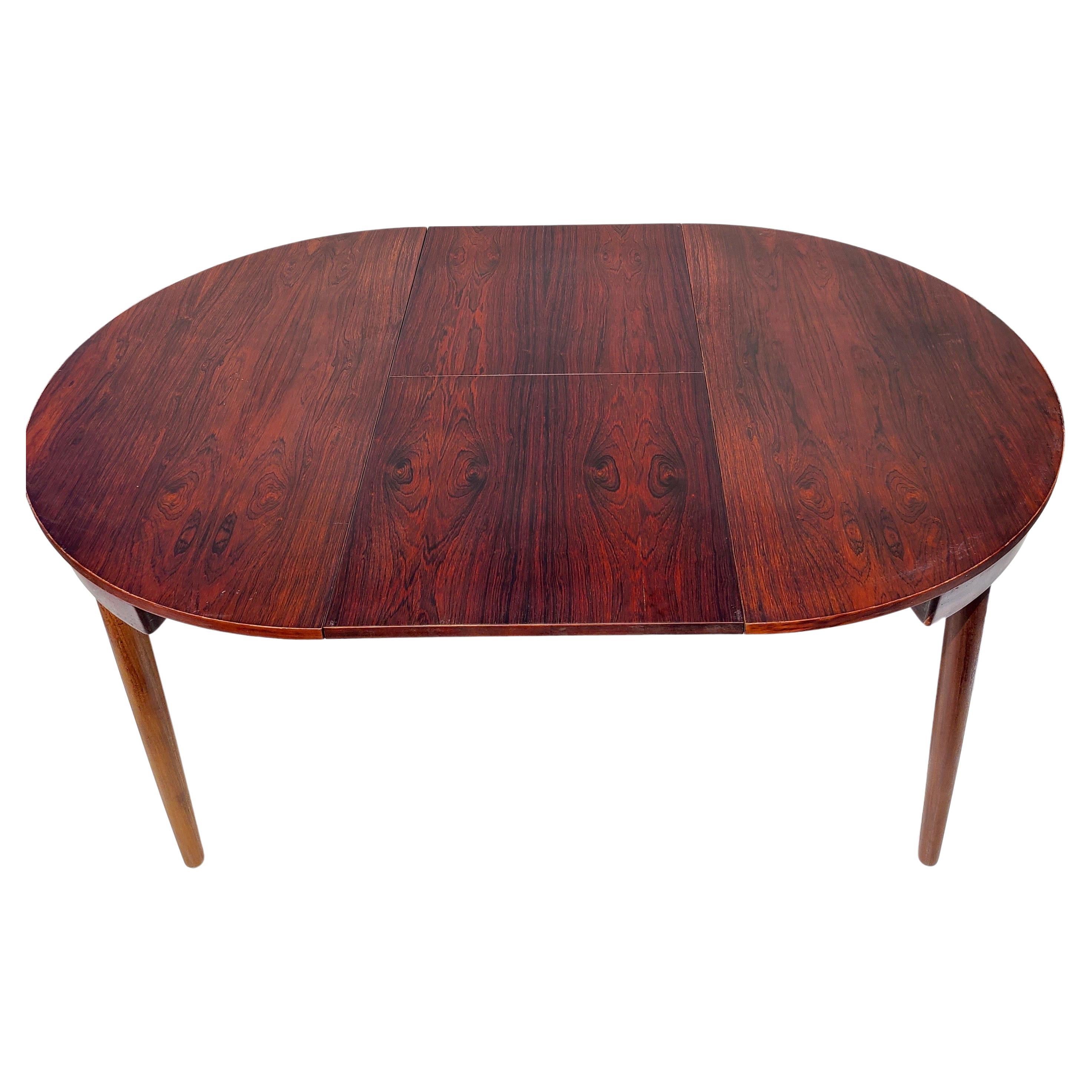 Hans Olsen Rosewood Danish Dining Table Frem Røjle 6