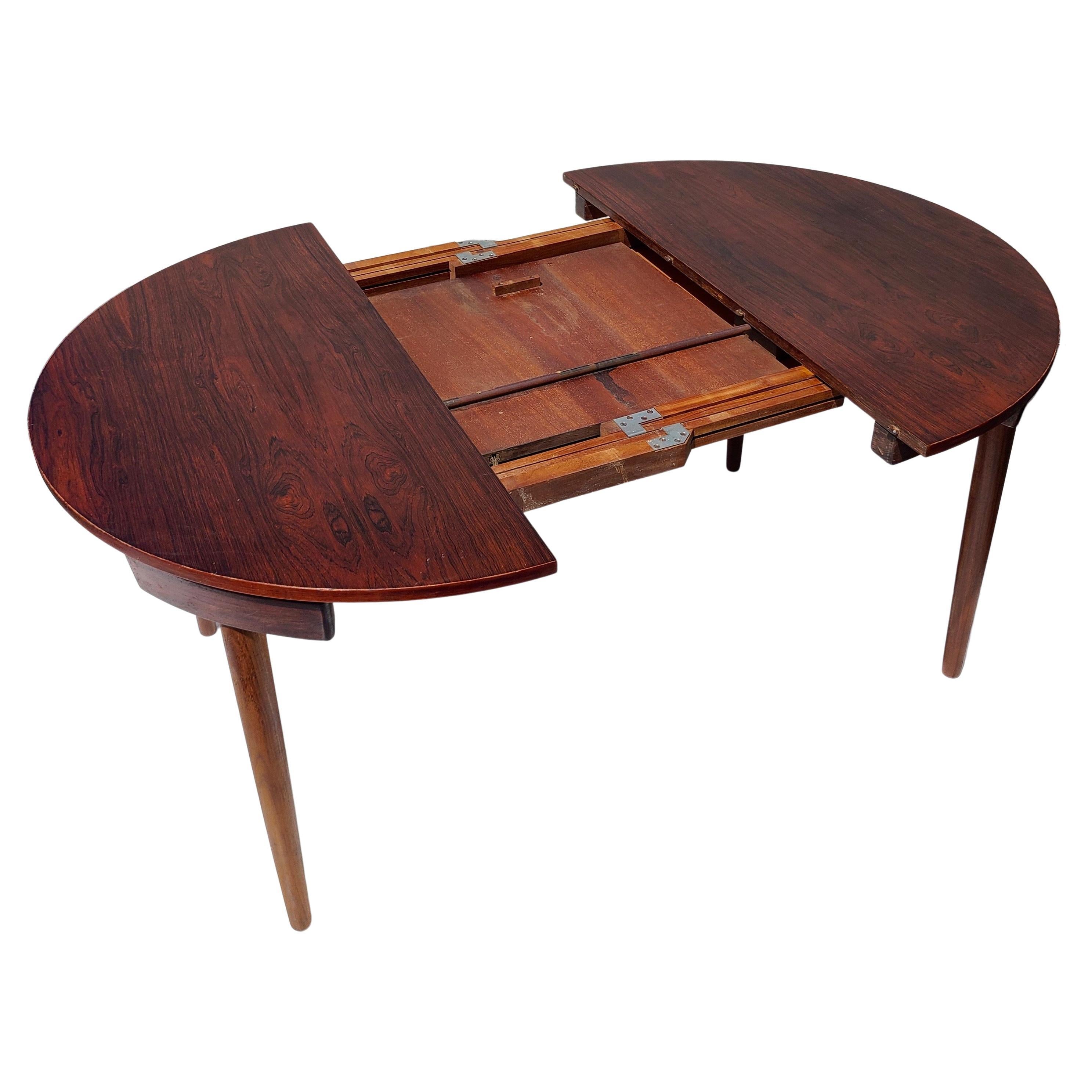 Hans Olsen Rosewood Danish Dining Table Frem Røjle 1