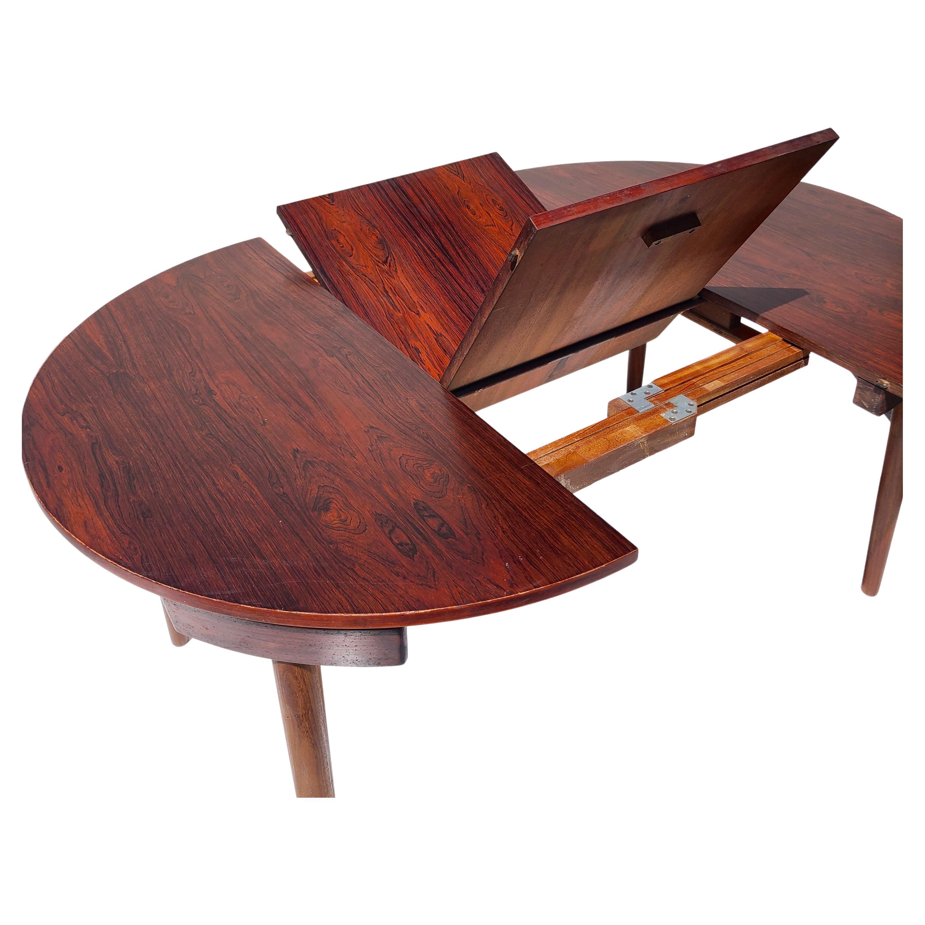 Hans Olsen Rosewood Danish Dining Table Frem Røjle 3