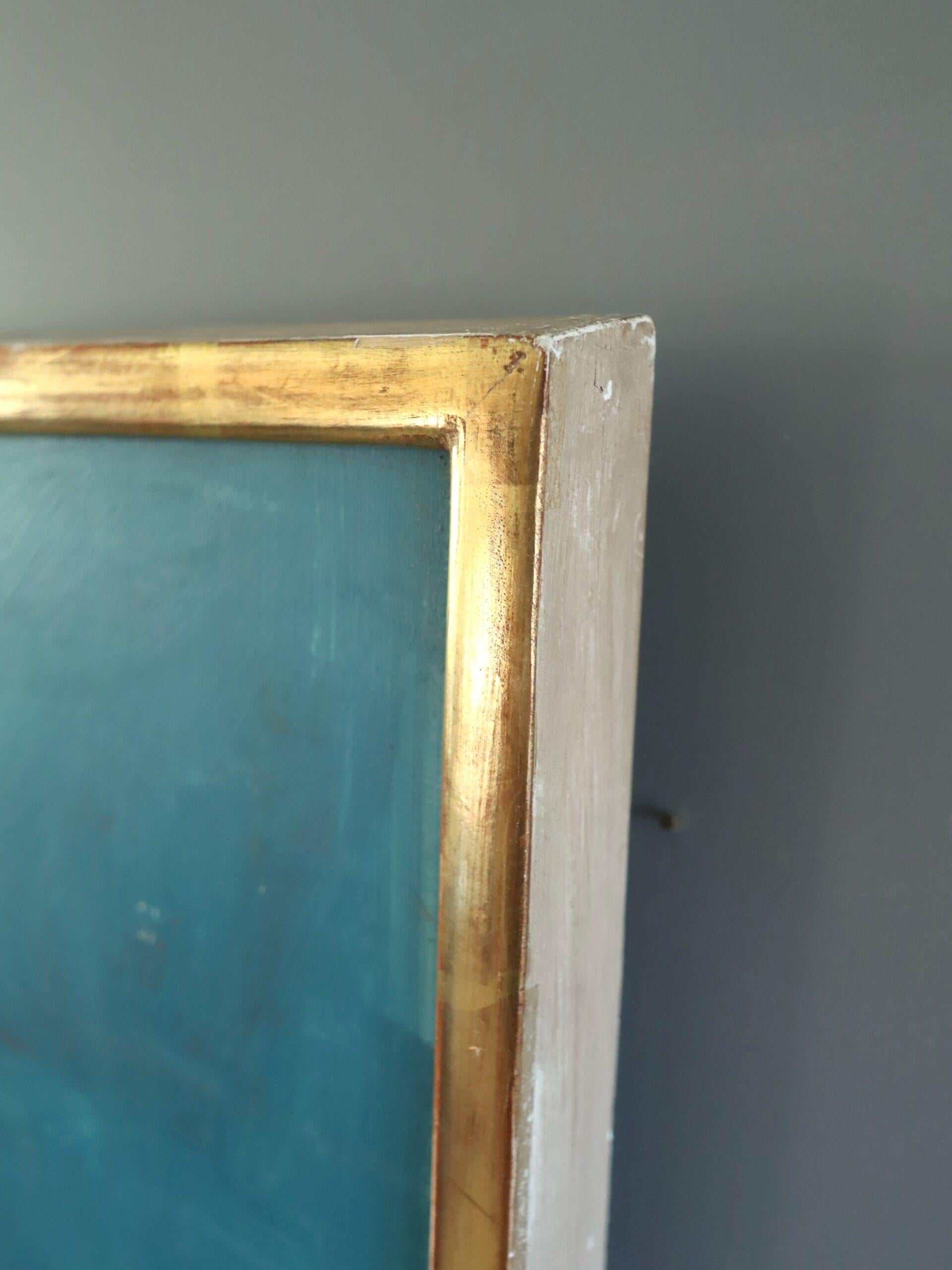 Pittura ad olio figurativa svedese d'epoca della metà del secolo scorso - Amore materno in vendita 5