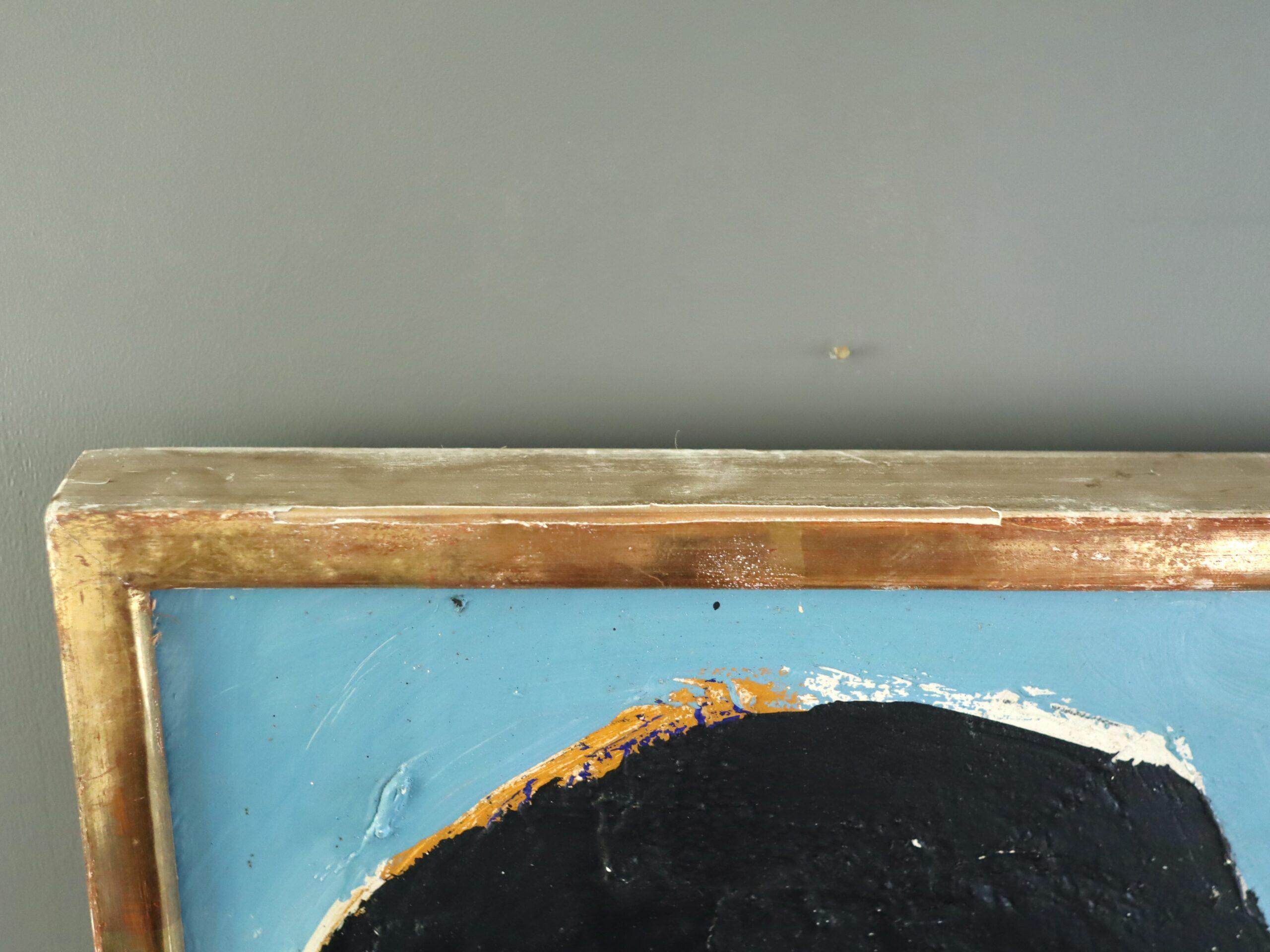 Pittura ad olio figurativa svedese d'epoca della metà del secolo scorso - Amore materno in vendita 4