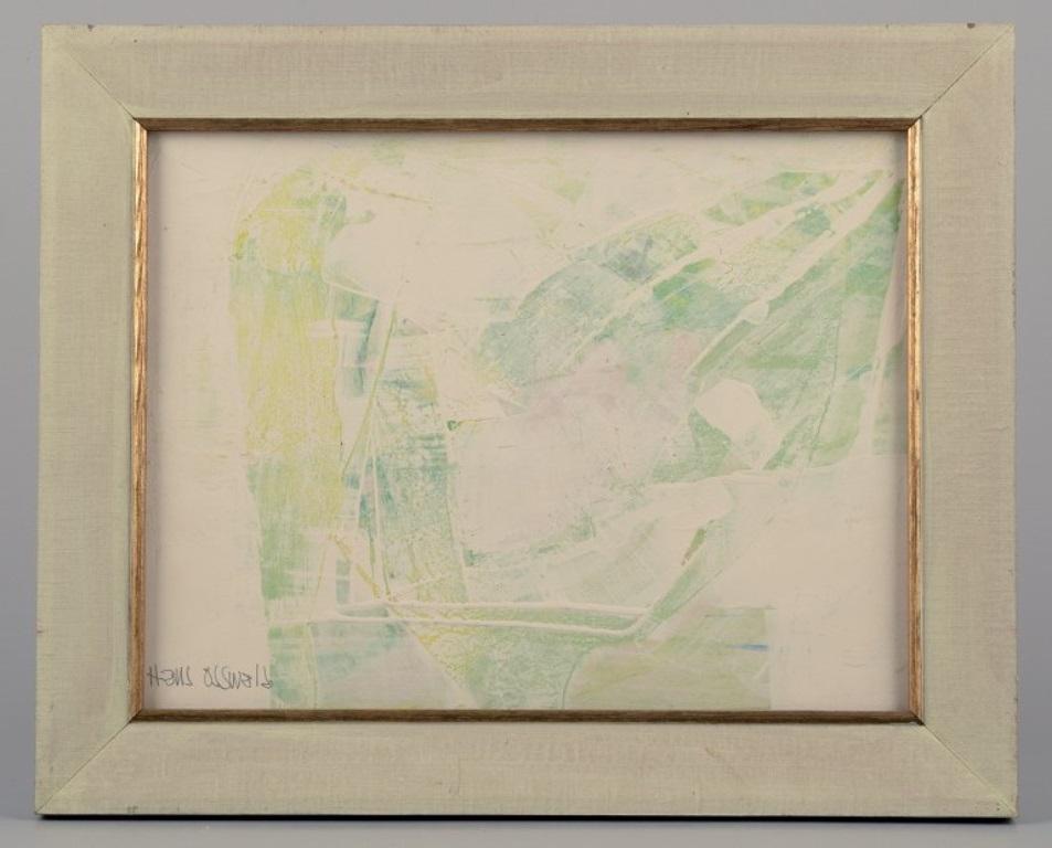 Hans Osswald, schwedischer Künstler, Öl auf Karton.
Abstrakte Zusammensetzung. Helle Palette.
Ungefähr 1960er Jahre.
Unterschrieben.
In perfektem Zustand.
Abmessungen: 31,0 cm x 24,0 cm.
Gesamtgröße: 37,5 cm x 30,5 cm.