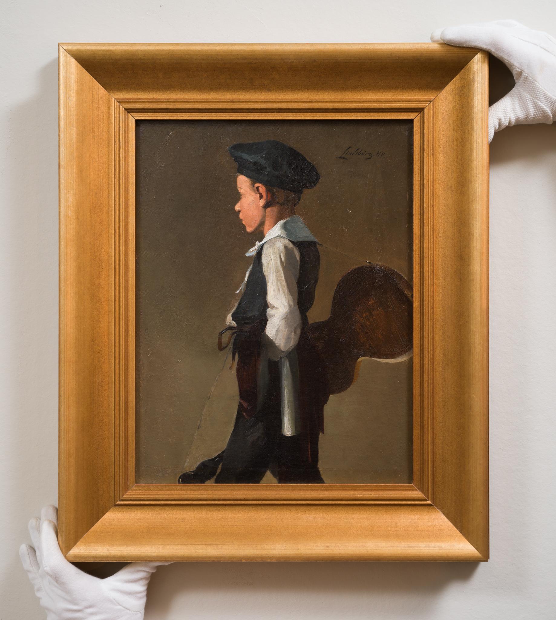 Il giovane musicista dell'artista danese Hans Peter Lindeburg 3
