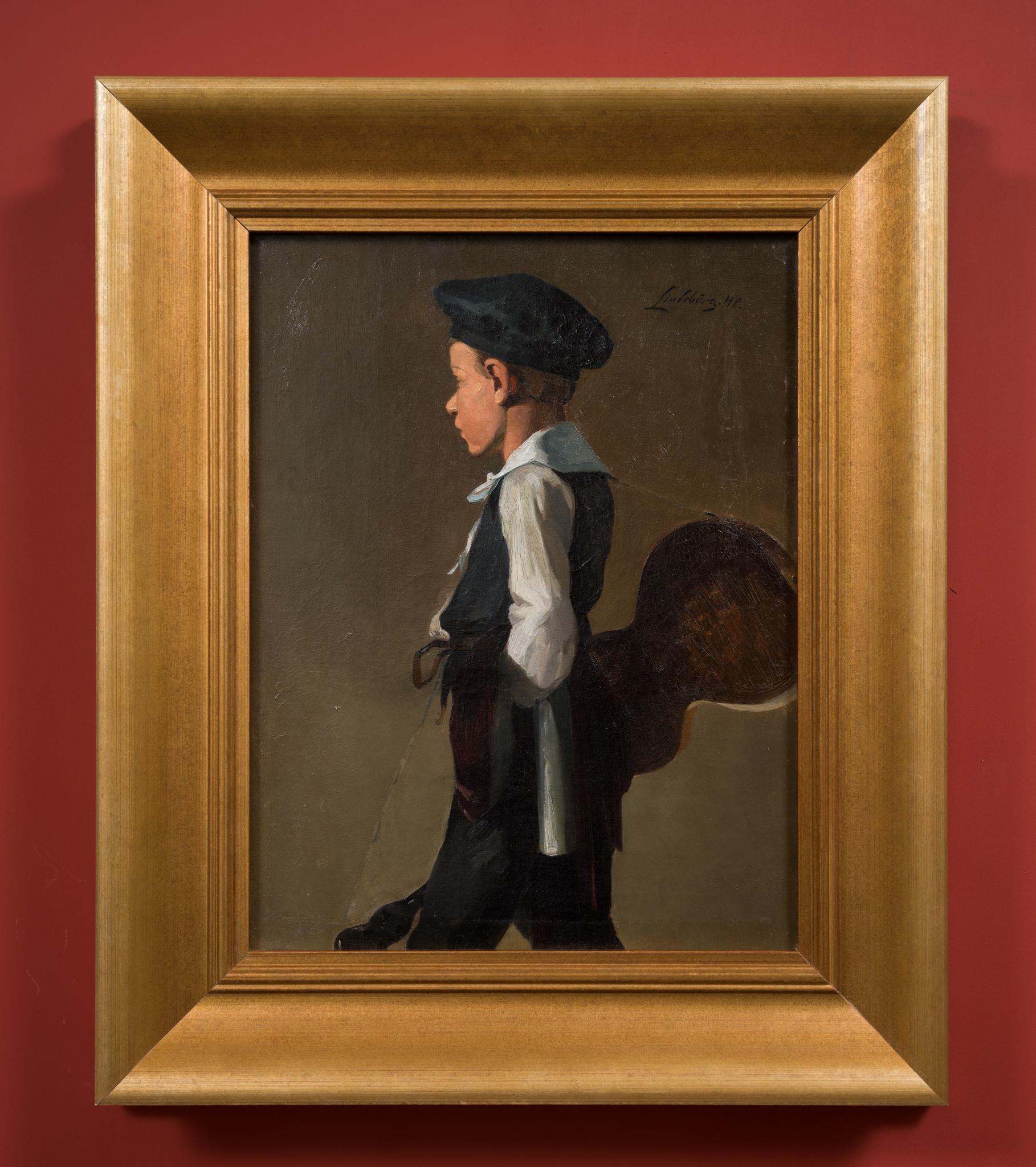 Il giovane musicista dell'artista danese Hans Peter Lindeburg 5