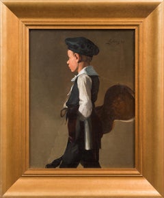 The Young Musician by Danish Artist Hans Peter Lindeburg