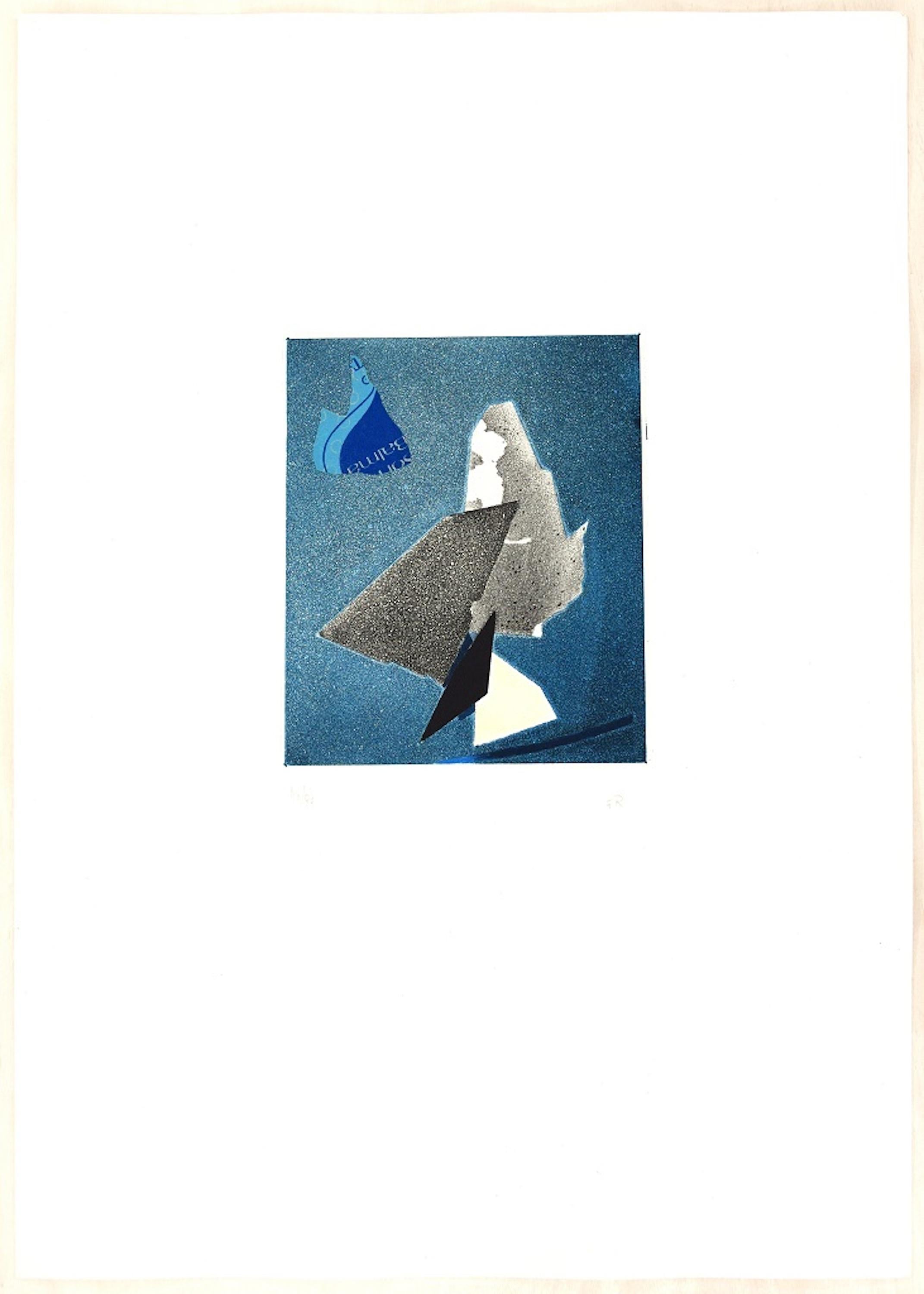 Senza titolo - Tecnica mista originale di Hans Richter - 1973 in vendita 1