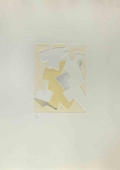 Composizione astratta - Acquaforte di Hans Richter - 1970