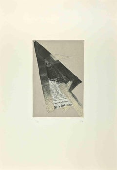 Abstract Composition - Etching by Hans Richter - 1970
