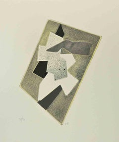 Abstract Composition - Etching by Hans Richter - 1970s
