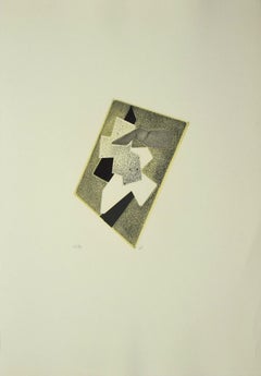 Composition - Original Etching by Hans Richter - 1973