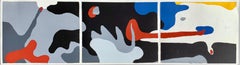 Hans Richter, Triptych "Transformation - Dusk, Night, Dawn", serigraph on paper