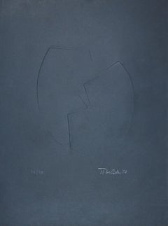 Untitled - Embossing by Hans Richter - 1970