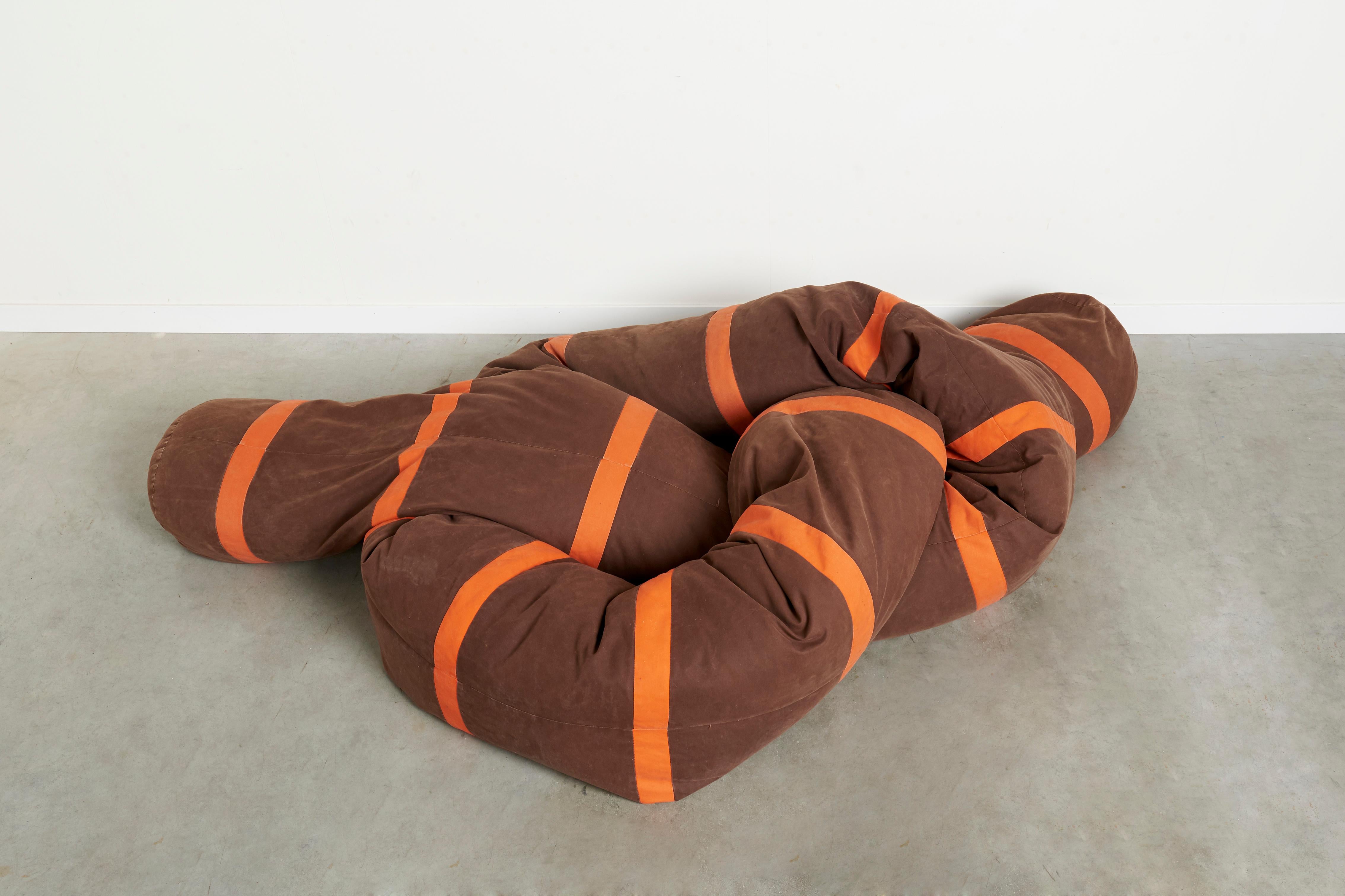 Hans Roebers Snake lounge chair / sofa, 1960s 4