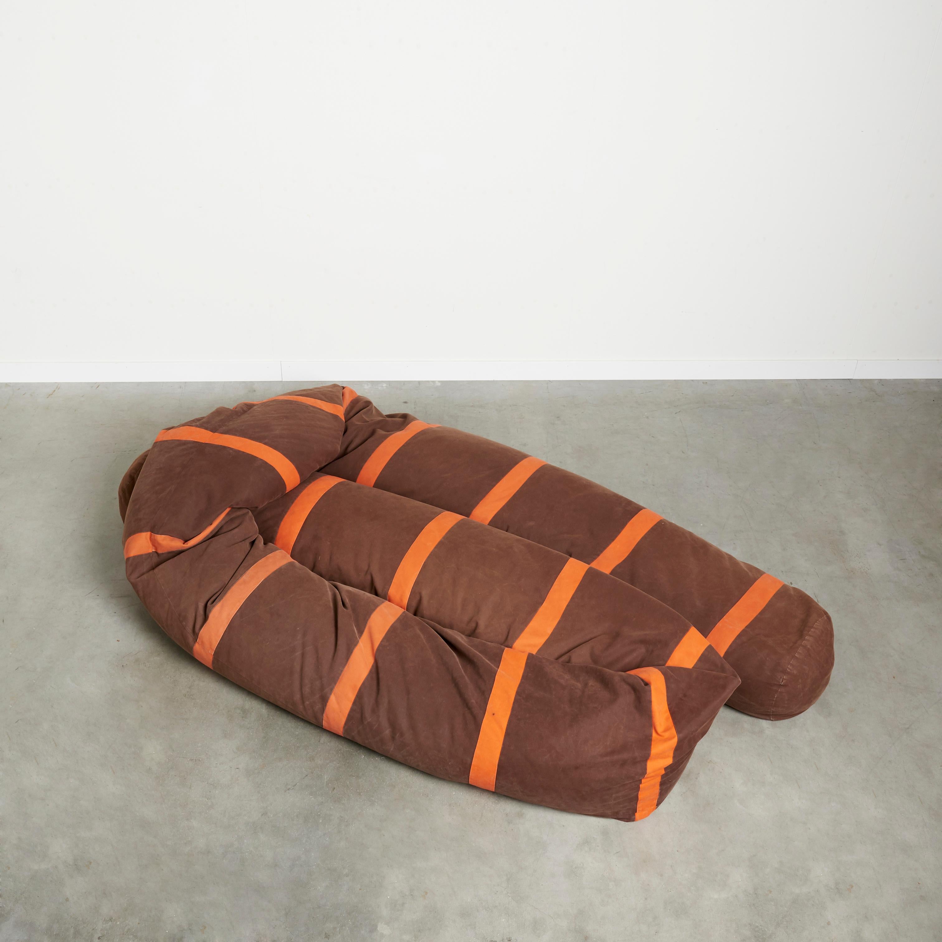 Mid-20th Century Hans Roebers Snake lounge chair / sofa, 1960s