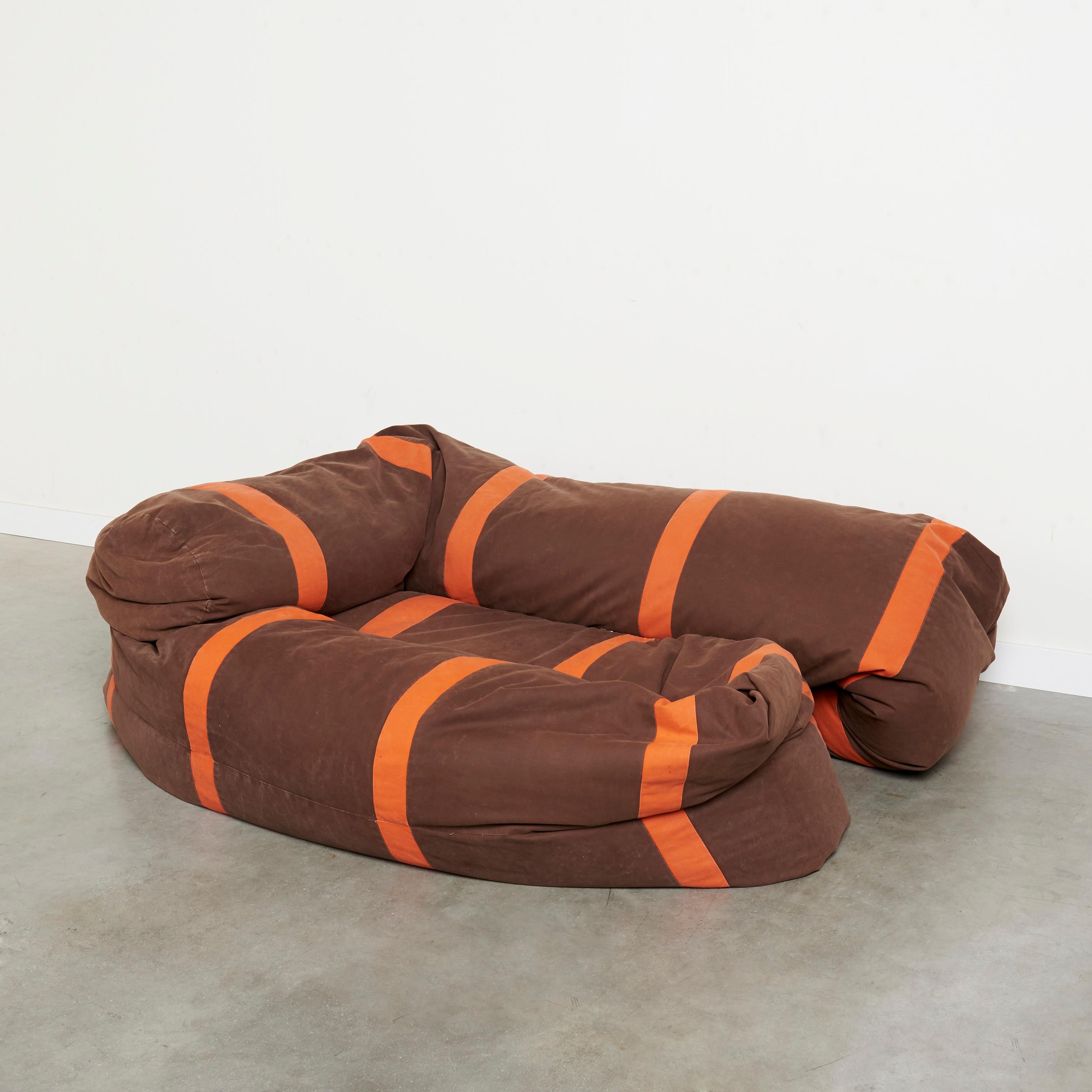 Hans Roebers Snake lounge chair / sofa, 1960s 1