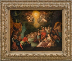 Hans Rottenhammer workshop - Early 17th century figure painting - Baptism Christ