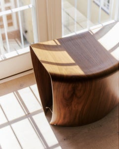 Hans Sandgren Jakobsen Gallery Stool, Lacquered Walnut, 1998 for Fredericia