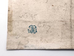 Kampf dreier Männer (Man fighting with two couples on horseback)