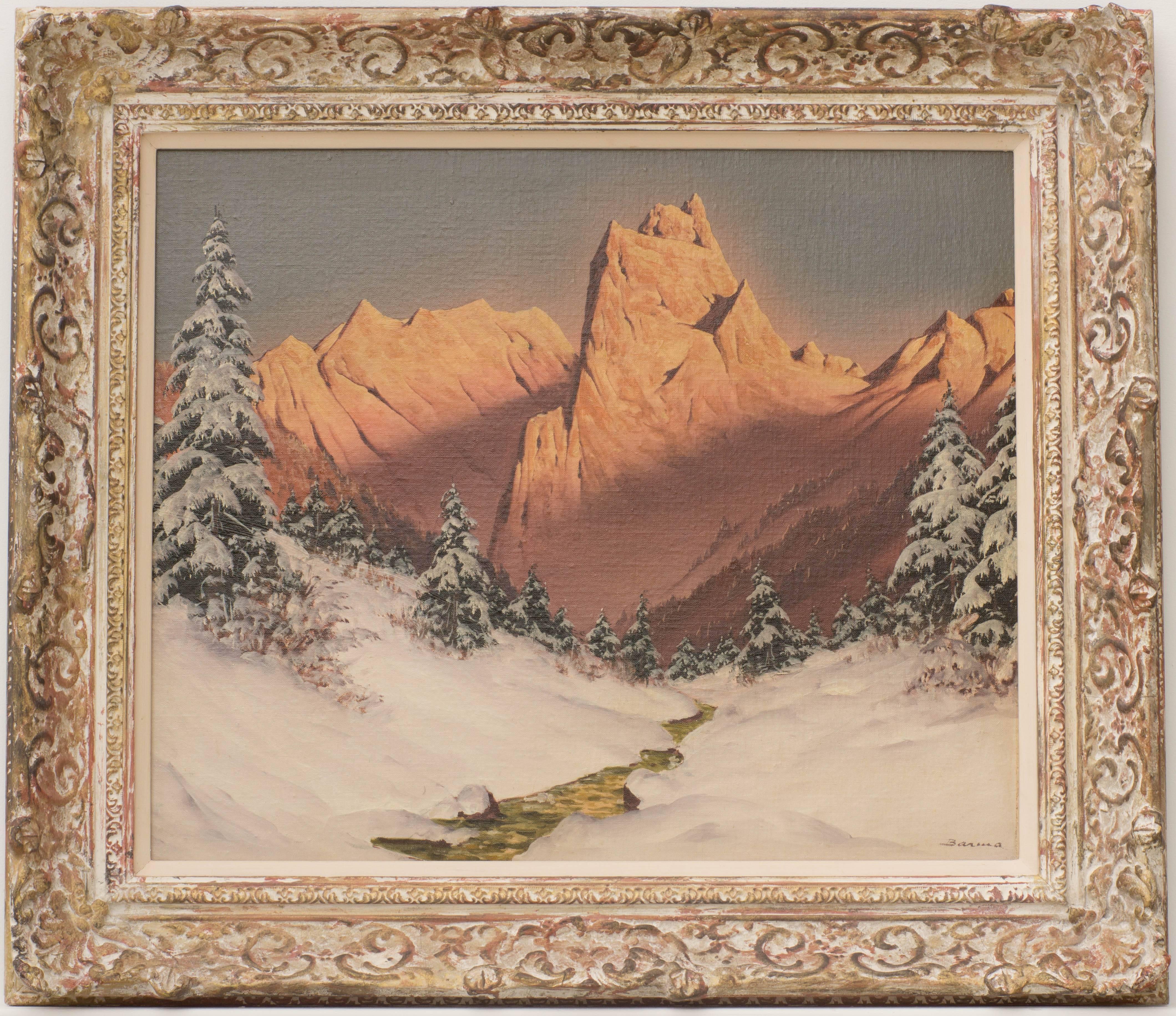 Hans Smatlak Barma Landscape Painting - The Kaisertal