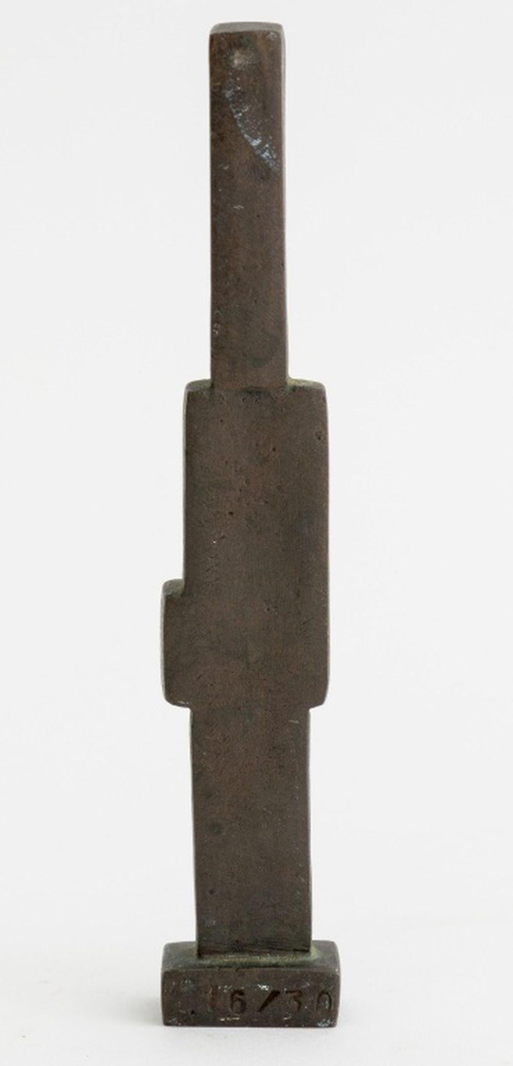 Hans Steinbremmer Figura geométrica Bronce en Bueno estado para la venta en Astoria, NY