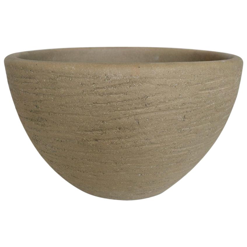 Hans Sumpf Biscuit Scrape Pot in Natural Taupe Color For Sale