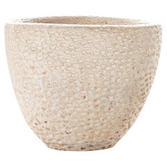 Hans Sumpf Jardinière Pouce émaillée crème