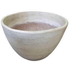 Retro Hans Sumpf Hand Built Terracotta Cream Pot, circa 1970