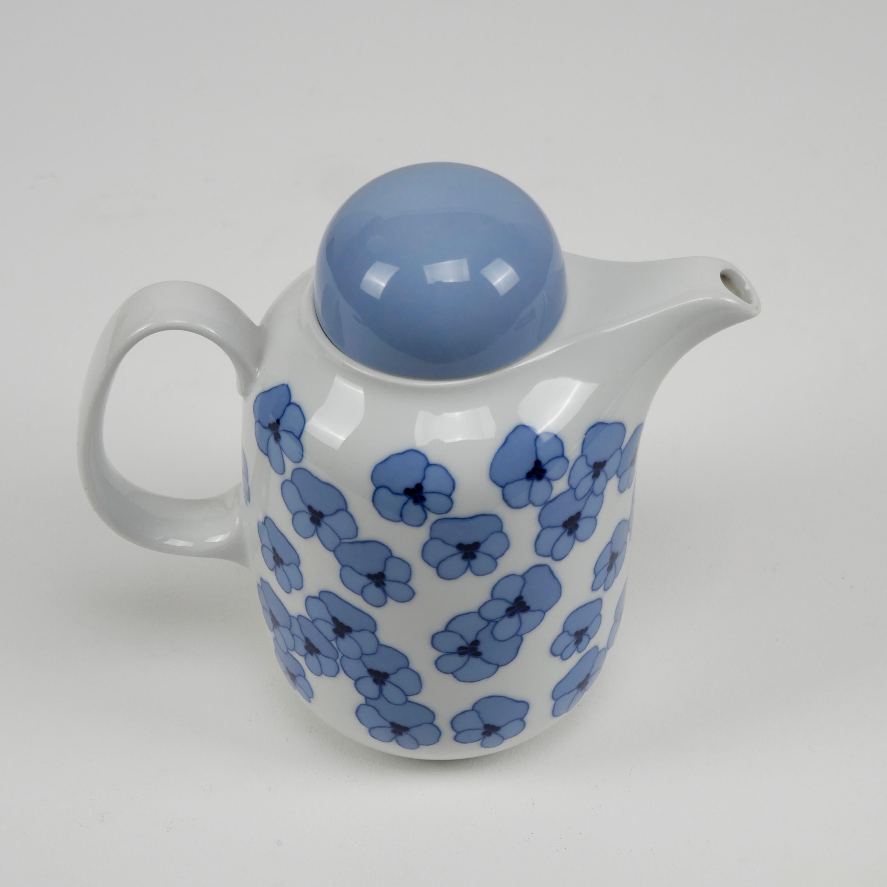 Hans Theo Bauman, Cafetera Arzberg 'Brasilia' con decoración 'Viola', años 70 Moderno de mediados de siglo en venta