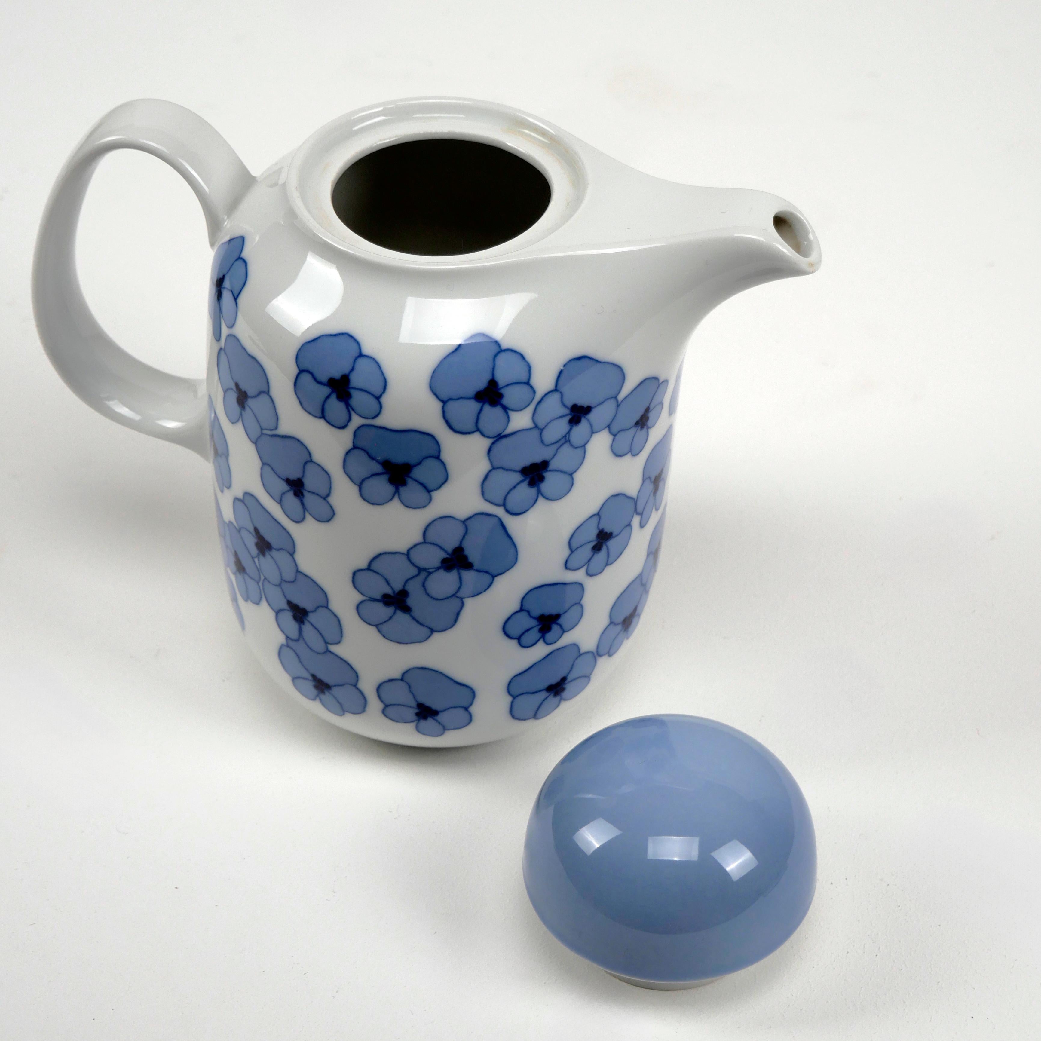 Hans Theo Bauman, Cafetera Arzberg 'Brasilia' con decoración 'Viola', años 70 Alemán en venta