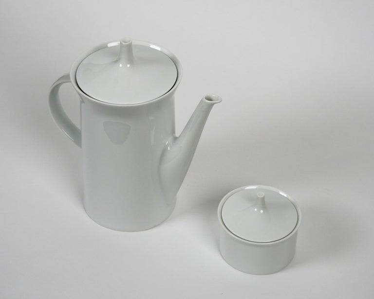 Mid-Century Modern Hans-Theo Baumann for Rosenthal studioline, coffee pot and sugar pot, 1950s