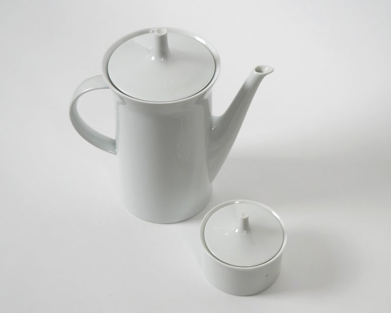 German Hans-Theo Baumann for Rosenthal studioline, coffee pot and sugar pot, 1950s