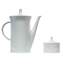 Hans-Theo Baumann pour Rosenthal studioline, cafetière et sucrier, années 1950